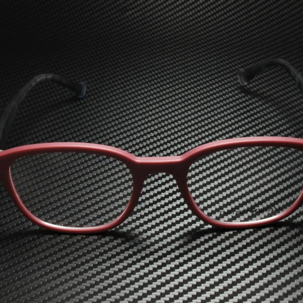 Emporio Armani Men's Matte Bordeaux Eyeglasses! - Picture 2 of 4